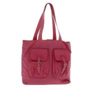 Pre-owned Nylon totes Prada Vintage , Pink , Dames