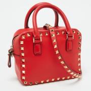 Pre-owned Leather handbags Valentino Vintage , Red , Dames