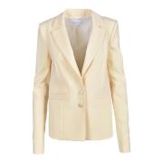 Stijlvolle Polyesterjas Patrizia Pepe , Yellow , Dames