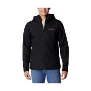 Zwarte Waterdichte Softshell Wandelschoen Columbia , Black , Heren