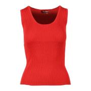 Elegante Gebreide Top Max Mara Studio , Red , Dames