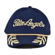 Katoenen accessoire Palm Angels , Blue , Heren