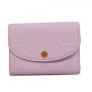 Pre-owned Fabric wallets Louis Vuitton Vintage , Pink , Dames