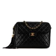 Pre-owned Fabric chanel-bags Chanel Vintage , Black , Dames