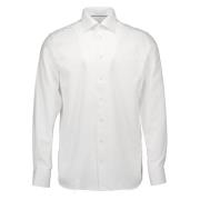 Wit Overhemd Lange Mouw Eton , White , Heren