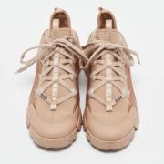 Pre-owned Rubber sneakers Dior Vintage , Beige , Dames