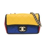 Pre-owned Leather chanel-bags Chanel Vintage , Multicolor , Dames