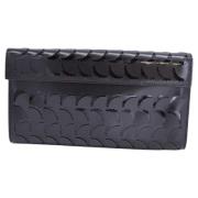 Pre-owned Leather clutches Alaïa Pre-owned , Black , Dames