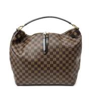 Pre-owned Canvas handbags Louis Vuitton Vintage , Brown , Dames