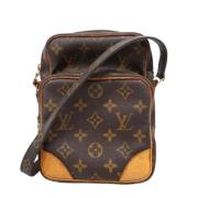 Pre-owned Canvas louis-vuitton-bags Louis Vuitton Vintage , Brown , Da...