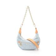 Pre-owned Leather louis-vuitton-bags Louis Vuitton Vintage , Blue , Da...