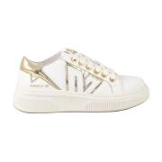 Leren Sneakers met Rubberen Zool Emanuelle Vee , White , Dames