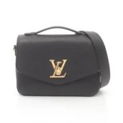 Pre-owned Leather handbags Louis Vuitton Vintage , Black , Dames