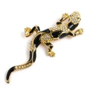 Pre-owned Metal brooches Dior Vintage , Yellow , Dames