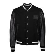 Bomber Varsity Jacket Givenchy , Black , Heren