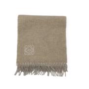 Pre-owned Wool scarves Loewe Pre-owned , Beige , Dames