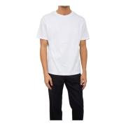 Wit Logo T-shirt Etro , White , Heren