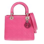 Pre-owned Leather dior-bags Dior Vintage , Pink , Dames