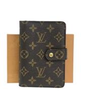 Pre-owned Canvas wallets Louis Vuitton Vintage , Brown , Dames