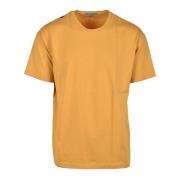 Katoenen T-shirt voor Mannen Daniele Alessandrini , Yellow , Heren