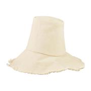 Katoenen Beanie Hoed Chloé , Beige , Dames