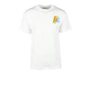 Katoenen T-shirt Bikkembergs , White , Heren