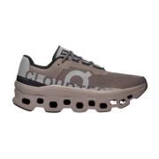 Grijze Mesh Cloudmonster Sneakers On Running , Gray , Dames