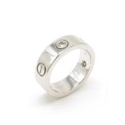 Pre-owned White Gold rings Cartier Vintage , Gray , Dames