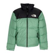 Retro Nuptse Donsjack Groen The North Face , Green , Heren