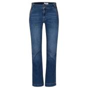 Flare jeans met 5 zakken DNM Pure , Blue , Dames