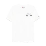 Geborduurde Ronde Hals Katoenen T-shirts MC2 Saint Barth , White , Her...