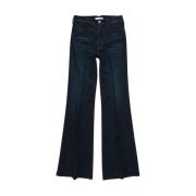 Hoge Taille Flared Jeans Cycle , Blue , Dames