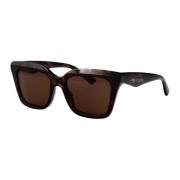 Stijlvolle zonnebril Am0473S voor heren Alexander McQueen , Brown , Da...