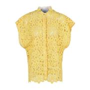 Elegante Damesblouse Erika Cavallini , Yellow , Dames