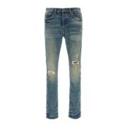 Stretch Denim Jeans Purple Brand , Blue , Heren