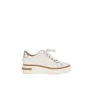 Pre-owned Leather sneakers Hermès Vintage , Beige , Dames