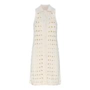 Gebreide Jurk in Room Sportmax , White , Dames