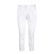 Katoen Elastaan Broek Entre amis , White , Heren