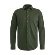 Satin Jersey Lange Mouw Shirt PME Legend , Green , Heren