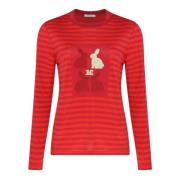 Rood Gestreepte Top Max Mara , Red , Dames