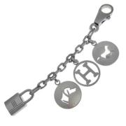 Pre-owned Metal key-holders Hermès Vintage , Gray , Dames