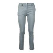 Katoen Elastaan Broek Mason's , Gray , Dames