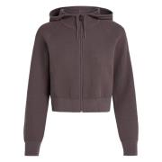 Sparrow Half Zip Hoodie Calvin Klein , Brown , Dames