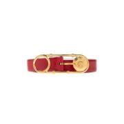 Leren riem Versace , Red , Dames