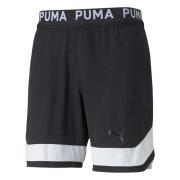 Trein Vent Gebreide Shorts Puma , Black , Heren