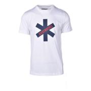 Katoenen T-shirt Bikkembergs , White , Heren