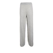 Kasjmierwol Broek Max Mara Studio , Gray , Dames