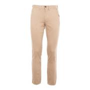 Heren Straight Cut Broek Sun68 , Beige , Heren