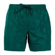 Gedurfde zwemshorts met patroon Bikkembergs , Green , Heren