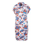 Katoenen jurk voor vrouwen Love Moschino , Multicolor , Dames